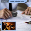 Rongon 30X Portable Pocket Reading Magnifier Optics Loupes Mini Desk