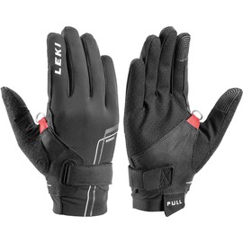 LEKI Nordic Move Shark Gloves, Black/White, EU 9