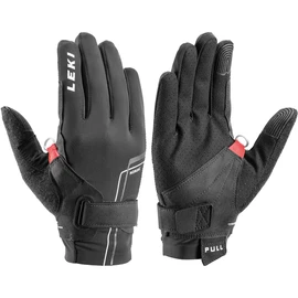 LEKI Nordic Move Shark Gloves, Black/White, EU 9