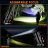 1Pack Rechargeable Flashlights High Lumens, LED Flashlight Rechargeable with LCD