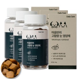 Mind Companion high-content eye dog nutrition tear stains, 3 pieces, tear improvement eye health, 60 tablets / 마음반려 고함량 눈 강아지영양제 눈물자국, 3개, 눈물개선눈건강, 60정