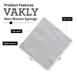 Non-Sterile Gauze Pads - Non-Woven 4 Ply Highly Absorbent Gauze Pad Dressing Sponges- Great for First Aid Medical, Dental and Wound Care, Prepping, Scrubbing & Cleaning (4x4 (200 Count))
