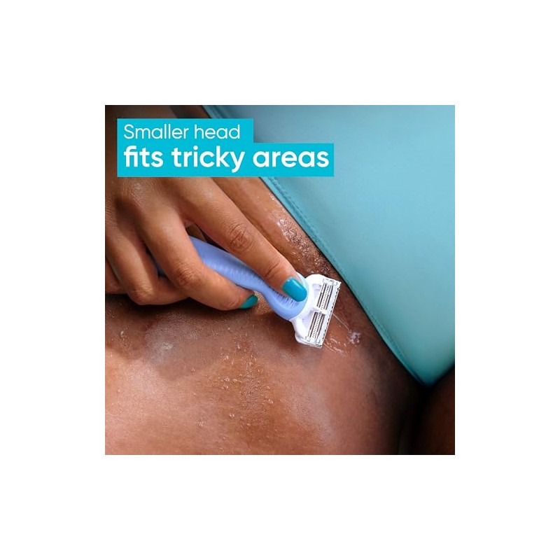 Gillette Venus Repuestos de cuchilla de afeitar para aseo íntimo