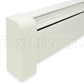 slant fin Radiator~Baseboard End Cap LEFT Side -Nu-White- Fits Most Slant Fin ~Embassy~etc