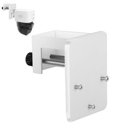 Tonton Gutter Mount Bracket Compatible with Eufy Security SoloCam S340, SoloCam E30, and Eufy 4G LTE Cam S330, Adjustable Weatherproof Camera Mount for Solar Security Camera, Stainless Steel Bracket