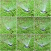STYDDI Metal 9-Pattern Turret Lawn Sprinkler, 9 Pattern Garden Sprinkler