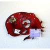Wall hanging Squid - Decorative squid - Metal magnetic note
