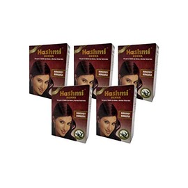 5 HENNA TINTE PARA CABELLO (BURGUNDY) HASHMI | LO MAS NATURAL | SIN MALTRATAR TU CABELLO