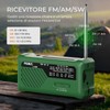 PRUNUS J-366 Radio Portatile Emergenza FM/AM/SW con Manovella Dinamo