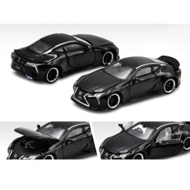 DCD Lexus LC500 LB Works RHD (Right Hand Drive) Dark Black Limited Edition to 1200 pieces 1/64 Diecast Model Car by Era Car