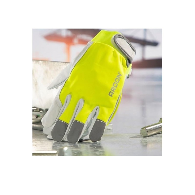 3Kamido Professional Work Gloves Reflex HI - VIS, Made of