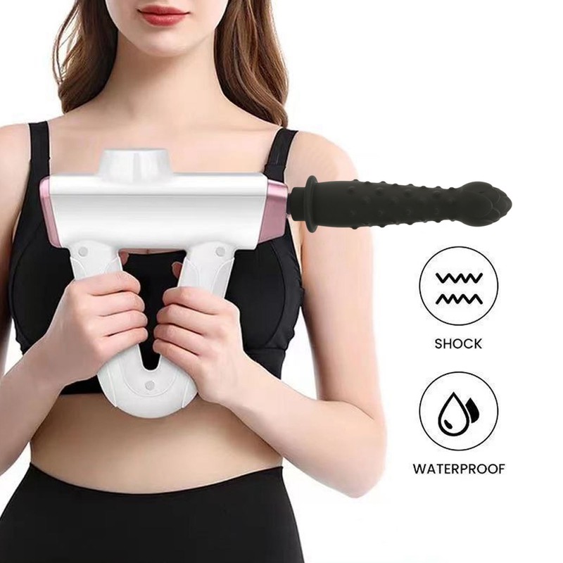 Deep Tissue Massager Attachments Replaceable Waterproof Silicone Muscle Massager Head