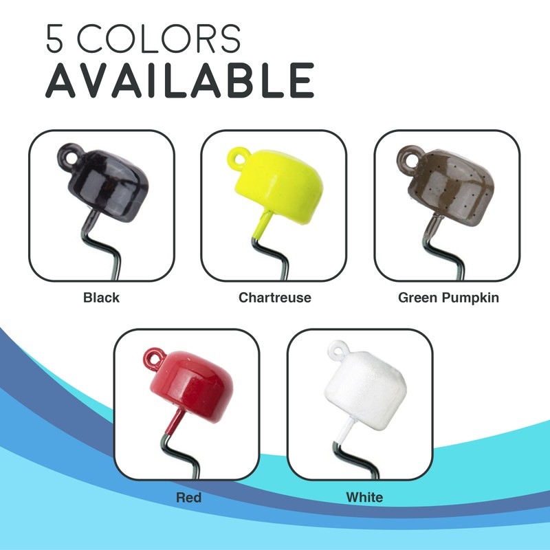 Reaction Tackle Tungsten Mushroom Head Ned Rig Shroom Jig Heads