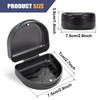 Heveer Retainer Case Denture Box Round Dental Retainer Box Braces