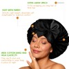 MAG Silk Bonnet with Soft Elastic Band, Breathable Satin Hair