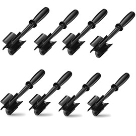8Pcs Meat Chopper for Ground Beef, Heat Resistant Meat Masher for Hamburger Meat, Ground Meat Chopper Non Stick Ground Beef Smasher, Nylon Meat Spatula Chopper, Potato Masher Kitchen Tool (8)