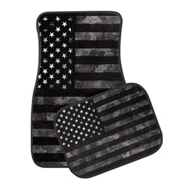 Brosoneto American Flag Camo All Weather Universal Fit Car Floor Mats, Car Mats Fit for SUV, Vans, Sedans, Trucks, Set of 4 Upgrade Your Car'S Interior