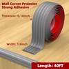 Duzzy Wall Corner Protector Trim, 40 Feet Flexible Inside &