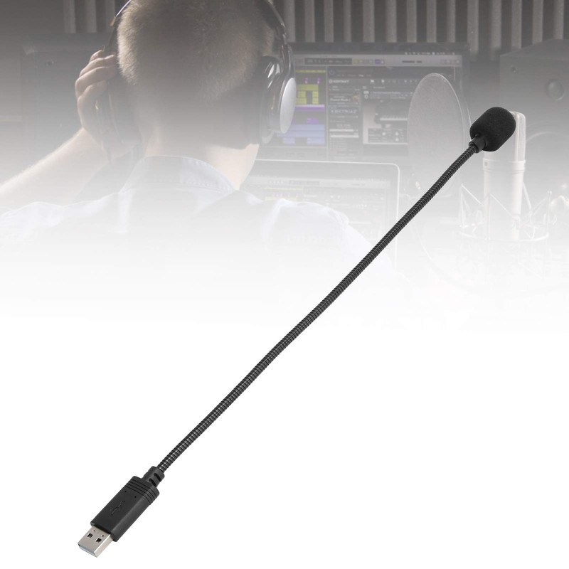 USB Microphone ,Mini Portable Black MIC ,for PC Laptop Computer