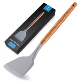 Zulay Premium Silicone Spatula (12.5 inch) - Flexible & Heat Resistant Spatula