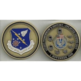 Rare US Air Force 181st Intelligence Wing Dining Out Challenge Coin.