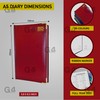 Luxury 2025 Week to View Diary Hardback Cover 80GSM Paper