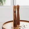 DeroTeno Salt/Pepper Mills - Set of 2 Wooden Spice Mills