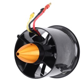 Oumefar Ventilador con Conductos con Motor QX Motor EDF Juego de Ventilador con Conductos Motor 2822-3000KV con Ventilador con Conductos de 6 Aspas para Avión RC EDF Set
