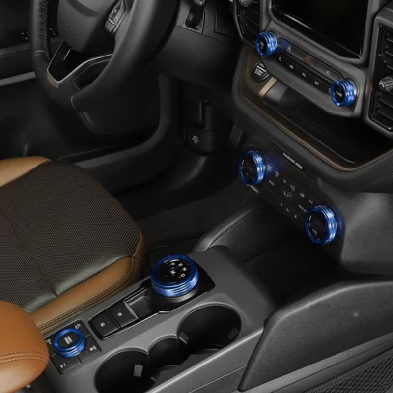 AuTK for Bronco Sport Trim Rings, AC Headlight Tune Gear