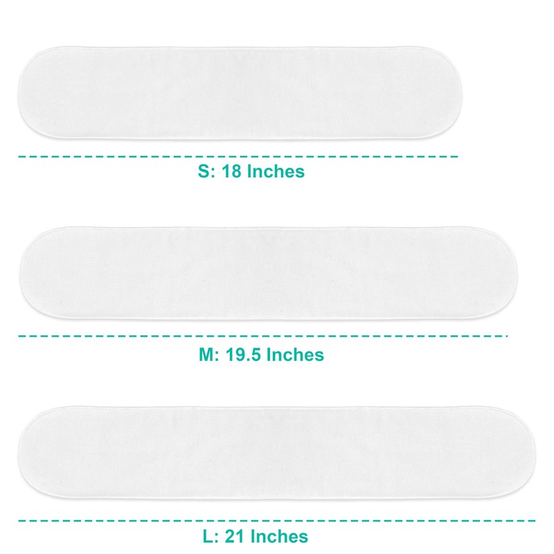 Absorbent 100% Cotton Pads for Skin Folds, Moisture Wicking Cloth,