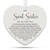 Sister Ornament 2024, Gifts for Sisters from Sisters, Sister Gifts