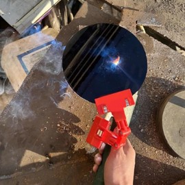 (18cm Round) Welding Blackout Panel, Clip On Welding Cover, Flexible and Adjustable Shading Cover, for Welding Applications