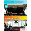 Car sun visor suitable for Fiat 500 2010-2024, car windscreen