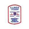 Illinois EMT Patch Embroidered IL Emergency Medical Technician Uniform Crest