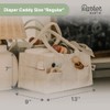 Parker Baby Diaper Caddy - Nursery Storage Bin and Car