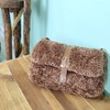 Chenille Garn, Weiß, Loopncraft, 100g, Fox Velvet, Plüschiges Garn mit