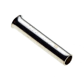 Uninsulated Bootlace Ferrules 8mm X 0.75mm, 20AWG, Pack Of 100 - Wire Copper Crimp Connector Pin, Cord End Terminal Connectors