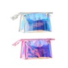 KAYEF 2 Pcs Toiletry Bag Clear Pouch Travel Accessories Cosmetic