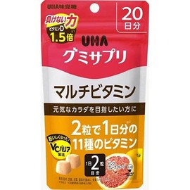 UHA味覚糖 グミサプリ マルチビタミン 20日分