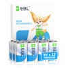 EBL 9 Volt Batteries 12 Pack, 7-Year Shelf Life, Long-Lasting