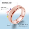 Rose Gold Spinner Ring For Anxiety - 6MM Stainless Steel