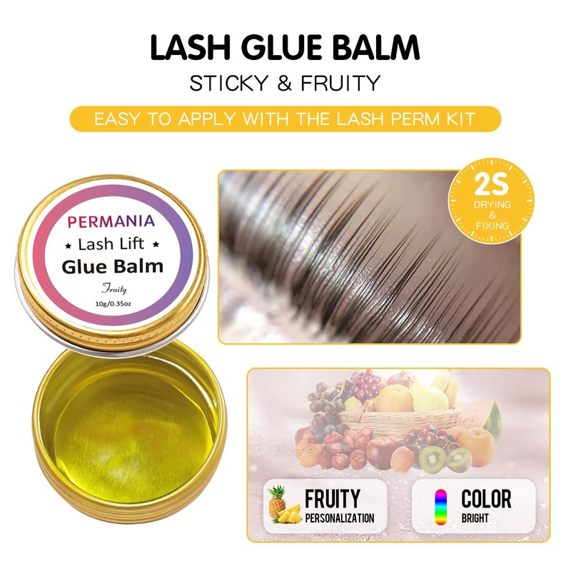 PERMANIA Lash Lift Glue Balm Eyelash Lifting Glue, Eyelash Lifting