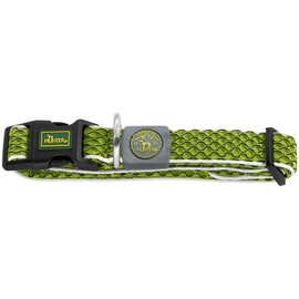 HUNTER Collar Hilo Vario Basic M mesh, lime 33-50 cm