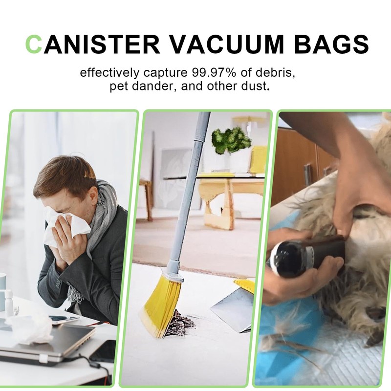 9 Pack MM Vacuum Bags Replacement for Eureka Mighty Mite