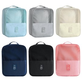 Pansente 6 PCS Travel Shoe Bag Travel Waterproof Shoe Bag Portable Shoes Bags for Three Pairs of Shoes for Daily Travels, Suitcase (Multiple Colors)