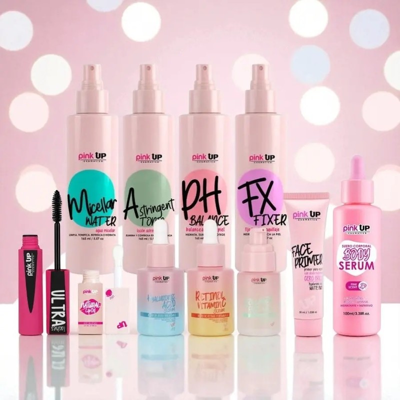 Kit Skin Care Pink Up Cuidado Facial Original