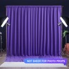 Purple Backdrop Curtains 2 Panels-Wrinkle-Free Purple Curtains Polyester Photography Drapes