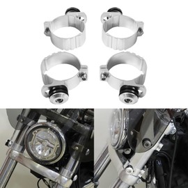 XMT-MOTO 39mm Windshield Windscreen Clamps Fit For Harley Dyna Sportster XL 883 1988-2022 Chrome