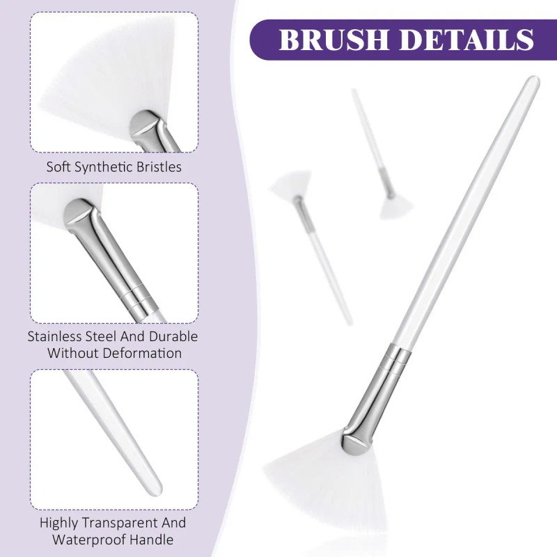 KKMALL 62 Diademas Para Spa De Maquillaje Facial Esponjas Brochas