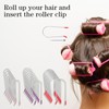 Nogeqi 24 Pcs Hot Roller Clips,Hot Curler Clips Replacement Kit